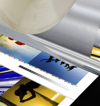 lamination paper going over image